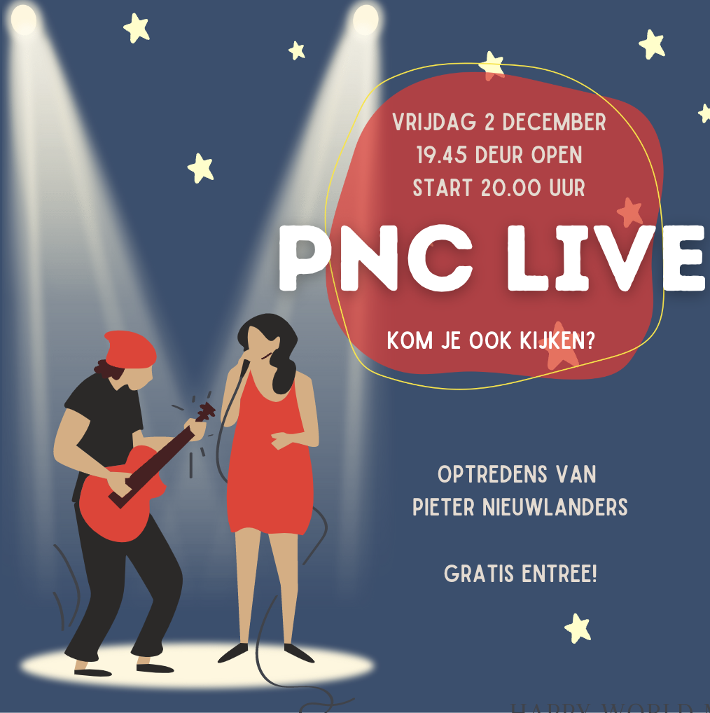 Op 2 december was het weer zover: de talenten van het Pieter Nieuwland College mochten zich tonen op het podium van PNC Live!
