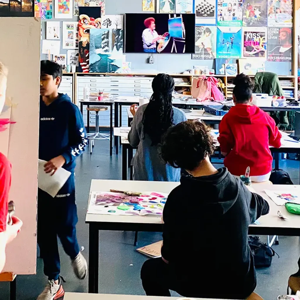 Kunst les - HAVO / VWO - Pieter Nieuwland College Amsterdam Oost